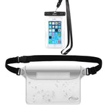 AiRunTech Waterproof Pouch with Waist Strap (2 Pack)