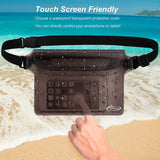 AiRunTech Waterproof Pouch with Waist Strap (2 Pack)