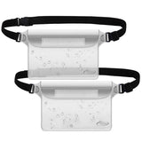 AiRunTech Waterproof Pouch with Waist Strap (2 Pack)