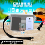 AiRunTech Waterproof Pouch with Waist Strap (2 Pack)