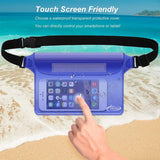 AiRunTech Waterproof Pouch with Waist Strap (2 Pack)