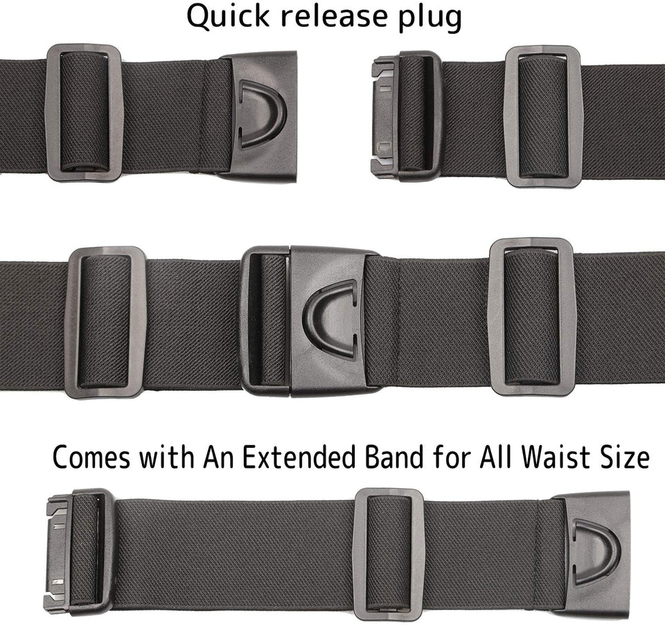 Heavy Duty Webbing Waist Belt Loop Strap Keeper Clip (Pack of 4)