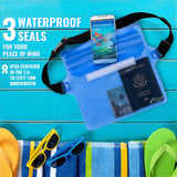 AiRunTech Waterproof Pouch with Waist Strap (2 Pack)